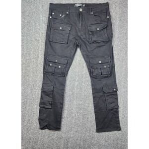 Demolition Cargo Pants Mens 40x30 Black Downtown Collection Elevated Streetwear